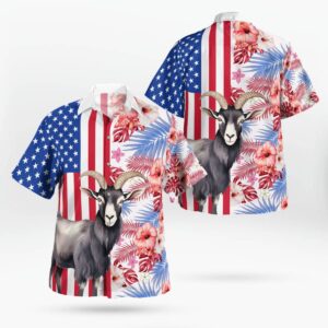 Goat Hawaiian Shirt Unisex Streetwear Valentine Gifts For Him