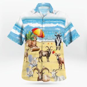 Goat Hawaiian Shirt Unisex Streetwear Best Gifts For Men Women
