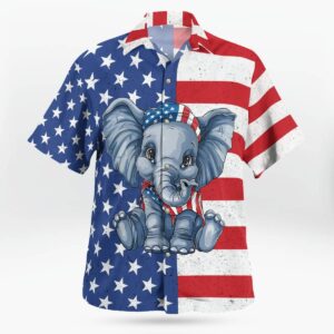 Elephant Hawaiian Shirt Unisex Streetwear Unique Gifts For Him