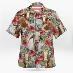 Goat Hawaiian Shirt Unisex Streetwear Unique Gifts For Goat Lovers
