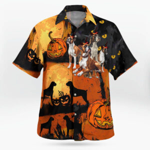 Boxer Halloween Hawaiian Shirt Unique Birthday Gifts Ideas For Animal Lovers