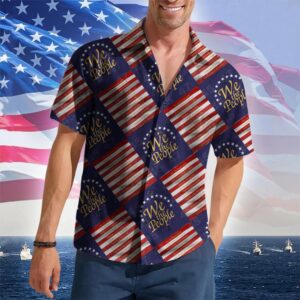 We The People Hawaiian Shirt Patriotic Button Up Shirt Gifts For Gun Lovers