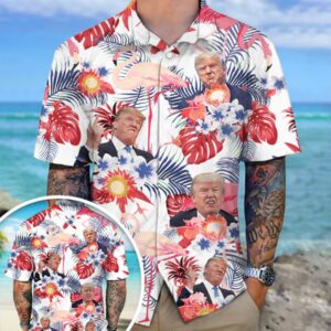 2026 Aloha Hawaiian Shirt Pro Patriotic Button Up Shirt Gift For Republican