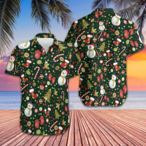 Merry Christmas Pattern Hawaiian Shirt Family Christmas Shirts 2026 Gifts For Him