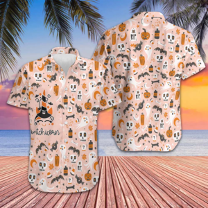Witchicorn Halloween Unicorn Hawaiian Shirt 2026 Halloween Pattern Shirt Gifts For Friends