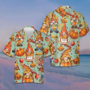 Farm Harvest Festival Gnomes Thanksgiving Hawaiian Shirt Thanksgiving 2026 Gift Ideas