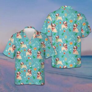 Happy Christmas Pug Hawaiian Shirt Funny Pug Shirt Gifts For Christmas 2026