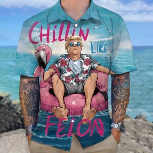 Chillin Like A Felon Summer 2026 Hawaiian Shirt Pro Shirt 2026 Merch Gifts For Men's