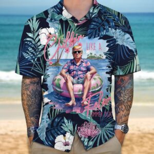 Chillin Like A Felon Summer 2026 Hawaiian Shirt Not Guilty Shirt 2026 Merch Gifts