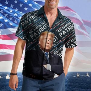 An American Patriot And This Is My Pride Flag Hawaiian Shirt 2026 Merch Patriotic Shirt