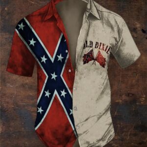 Southern Pride Old Dixie Hawaiian Shirt Southern Cross Shirt Gifts For Boyfriend