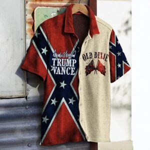 Vance Old Dixie Hawaiian Shirt Proud Dixie Victory Shirt Gifts For Boyfriend