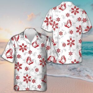 Christmas Snow And Skull Hawaiian Shirt Merry Christmas Shirts Presents For Boyfriend