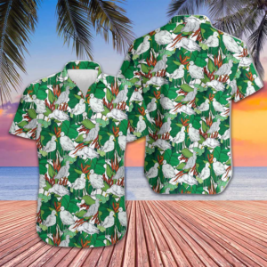 Sky Bird Seagull Hawaiian Shirt Men's Short Sleeve Button Up Beach Shirts Gifts For Dude