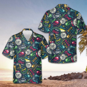 Drink Craft Beer Hawaiian Shirt Summer Button Up Shirts Best Gifts For Beer Lovers