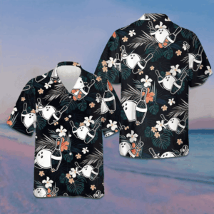 Tropical Bowling Hawaiian Shirt Cool Summer Shirts Best Gifts For Bowlers