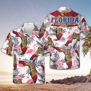 Made In Florida A Long Long Time Ago Hawaiian Shirt Men's Summer Button Up Shirts Apparel