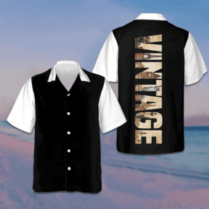 Around The World Vintage Hawaiian Shirt Men's Summer Short Sleeve Shirts Gifts For Son