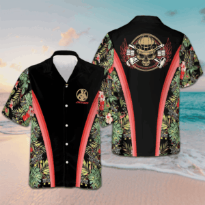 Custom Oilfield Man Tropical Hawaiian Shirt Beach Button Up Shirt Gifts For Oilfield Workers