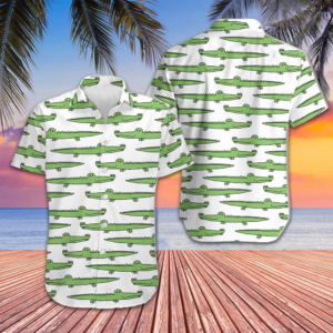 Crocodile Hawaiian Shirt Button Up Summer Shirts For Men Gifts For Cousin