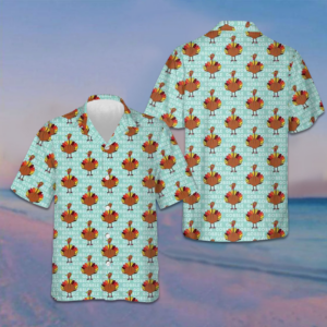 Gobble Thanksgiving Turkey Hawaiian Shirt Men's Short Sleeve Button Up Thanksgiving Ideas