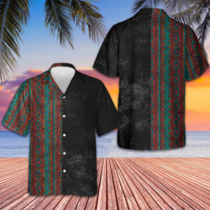 Aztec And Tribal Native American Hawaiian Shirt Men's Button Down Shirts Gifts For Son
