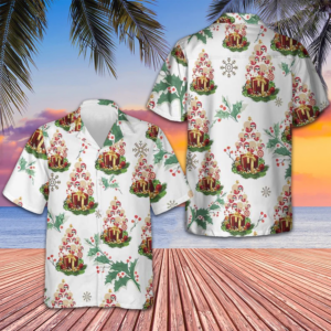 Christmas Tree Sloths Hawaiian Shirt Funny Xmas Shirt Gifts For Sloth Lovers