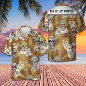 Dia De Los Muertos Sugar Skull Hawaiian Shirt Day Of The Dead Shirt Gifts For Mexicans