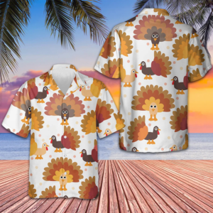Lots Of Turkeys Thanksgiving Hawaiian Shirt Turkey Shirts For Thanksgiving Gift Ideas