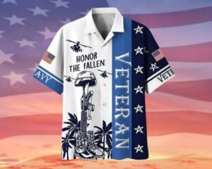 US Veteran Hawaiian Shirt Honor The Fallen Unique U.S Veteran Merch Gifts