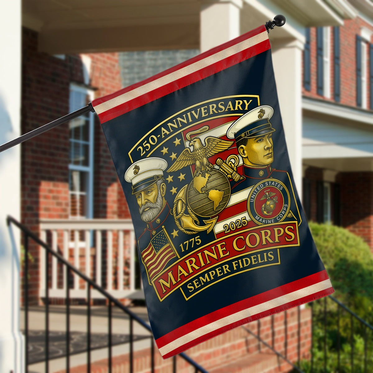 US Marine Corps Veteran Flag 1775 2025 250th Anniversary Semper Fidelis 1 US Marine Corps Veteran Flag 1775 2025 250th Anniversary Semper Fidelis