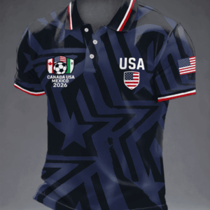 USA World Cup 2026 Merch Host Nation Polo Shirt Team USA Soccer Merch Best Fan Gear