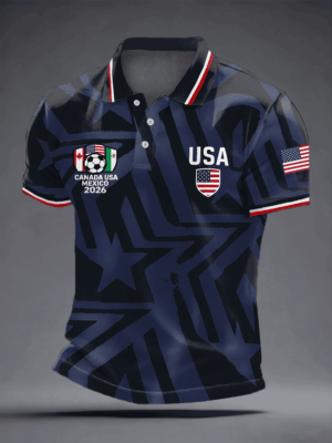 USA World Cup 2026 Merch Host Nation Polo Shirt Team USA Soccer Merch Best Fan Gear