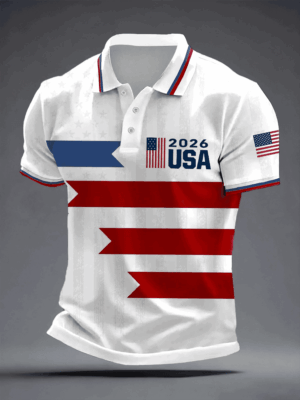 USA World Cup 2026 Polo Shirt Men's Game Day Apparel USA Soccer Team Merch Best Fan Gifts
