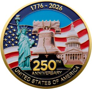1776 to 2026 United States 250th Anniversary Commemorative Coin