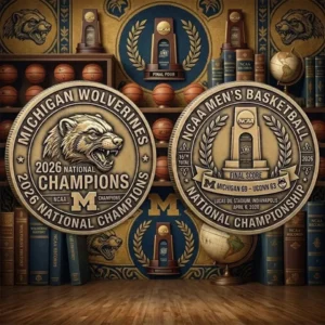 Michigan Wolverines 2026 Ncaa National Champions Commemorative Coin