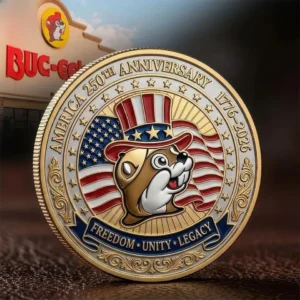 America  250Th Anniversary Bucees Commemorative Coin 2026