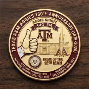 Aggies 150Th Anniversary Commemorative Coin 2026