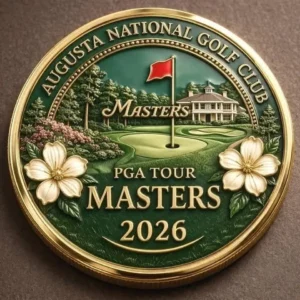 2026 Masters Golf Tournament Challenge Coin Augusta National PGA Tour Souvenir