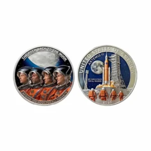 Artemis II 2026 First Crewed Lunar Mission Since 1972 Commemorative Coin