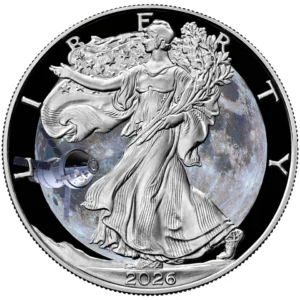 2026 U.S. Eagle Artemis II 1 oz Silver Coin