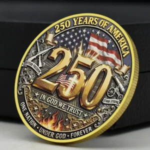 2026 USA 250th Anniversary Coin - God Bless America Faith Freedom Coin