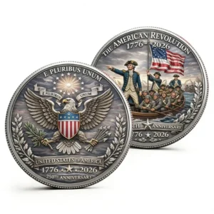 2026 American Revolution Coin 250th Anniversary Eagle Patriotic Gift Decor