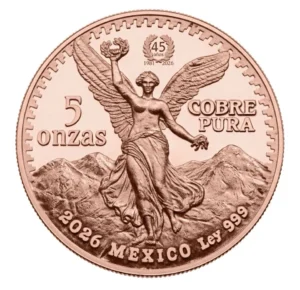 2026 Liberia Libertad 45th Anniversary Copper Proof Coin