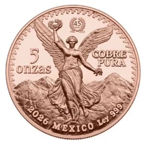 2026 Liberia Libertad 45th Anniversary Copper Proof Coin