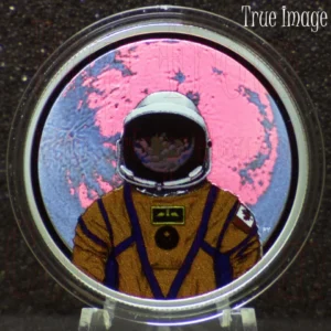 2026-Artemis Moon Mission Glow in The Dark Proof Pure Silver Coin Canada