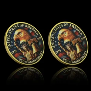 2026 US 250th Anniversary Coin Statue of Liberty Challenge Coin Collectible Gift