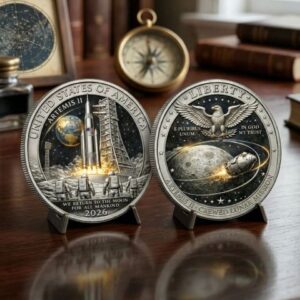 Artemis II 2026 Return To The Moon Silverc Coin Artemis Generation Commemorative Coin