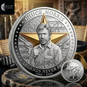 2026 Chuck Norris Legends Never Fall Commemorative Coin