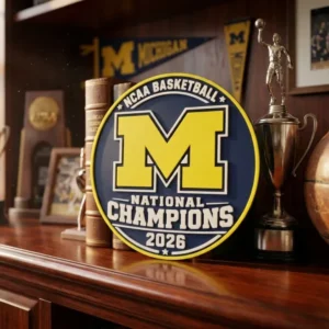 Michigan Wolverines NCAA Basketball National Champions 2026 Coin